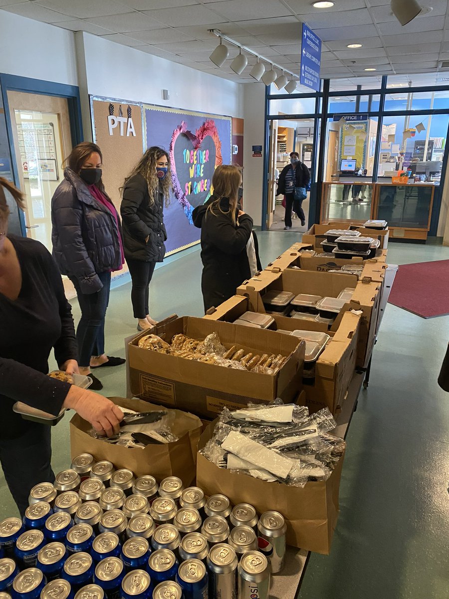The Barrett PTA thanks all the <a href="/BarrettAPS/">KWBarrett Elementary</a> teachers and staff for everything they do to help the students learn, grow, and thrive! We provided lunch to the teachers and staff today as a small gesture of our appreciate.
