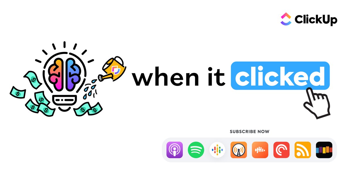 whenitclicked's tweet photo. ICYMI: Our newest episode of #WhenItClicked is available now!
Listen here: https://t.co/NPJfKP8Zcb https://t.co/4nsY7RWXwV