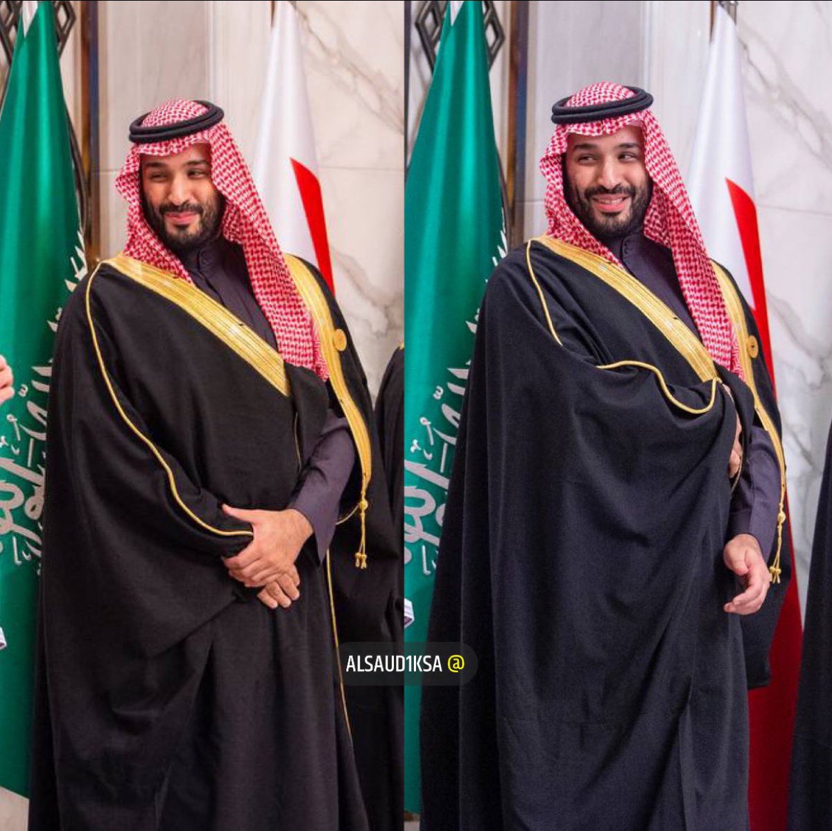 alsaud1ksa's tweet photo. أنت الأمير الي على العليا رقيت
لك سيرةٍ نفخر بفلّ كتابها ..

وانت الزعيم الي بمقدارك سميت
لك هيبةٍ كلٍ يحسب حسابها ..
.
#لقاء_ولي_العهد https://t.co/qlYxe5E2ZK