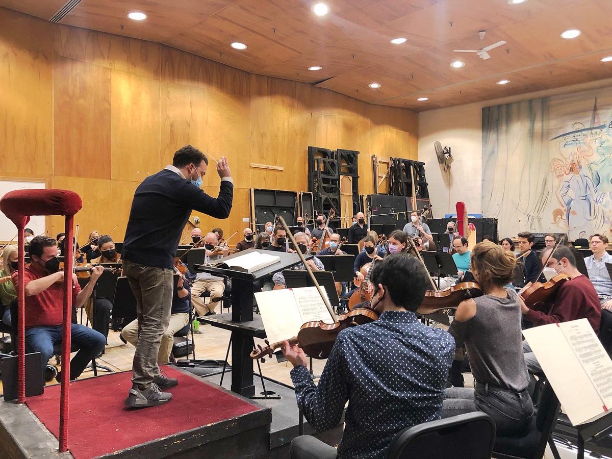 jamesgaffigan's tweet photo. The @METOrchestra is back!!!! I’m reminded today of the musicianship &amp; precision of this world-class ensemble... I’ve missed them. 

It’s been a whole 2 years since I was last here @MetOpera. “La Cenerentola” was cancelled when the world shut down &amp; no feeling but joy to be back! https://t.co/qm4ZmG8aVW
