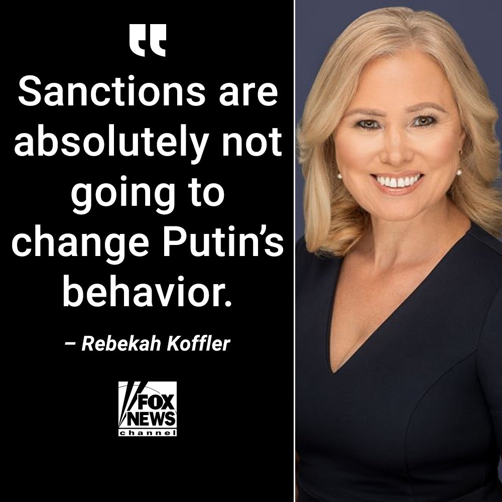RESTRATEGIZE: Former DIA officer and Russia expert <a href="/rebekah0132/">Rebekah Koffler</a> warns Putin has 'sanction-proofed' his economy and restrictions may backfire on US.