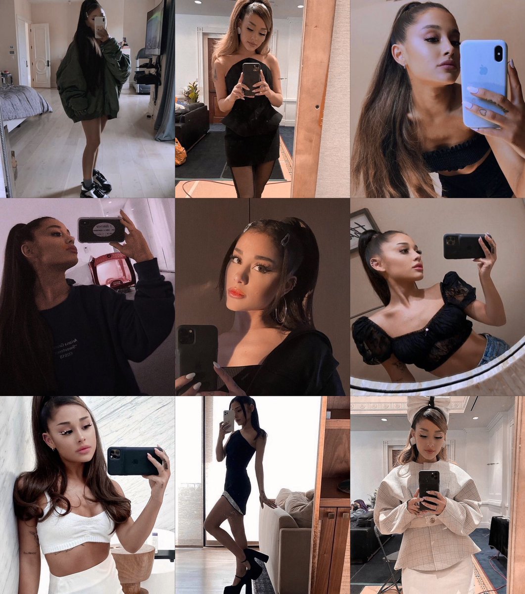 arianasgn's tweet photo. ariana grande’s mirror selfies.. yes https://t.co/yvOIuEyPpb