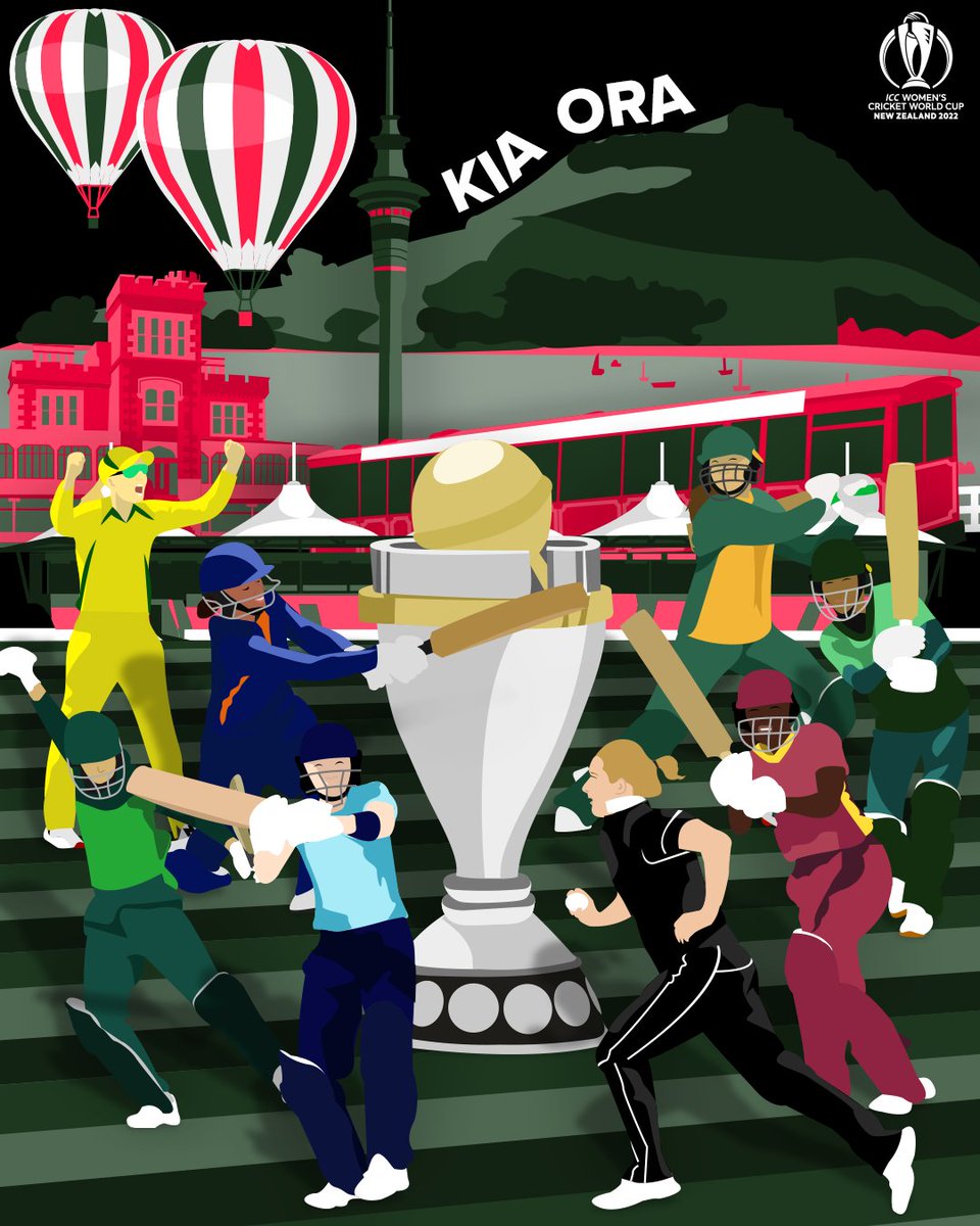 The ICC Women's Cricket World Cup 2022 is here! 🎉

Eight teams battle it out for the most prestigious trophy in the game.

Who's your pick to win #CWC22? 🏆