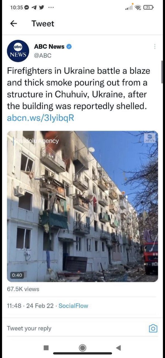 #RussianUkrainianWar 
Ukrayna yalanları:
Rus füzesiyle vurulduğu haberi yapılan bu binaların da çok daha önceki bir doğalgaz patlaması sonucu terk edilip talan edilen siteler olduğu ortaya çıktı