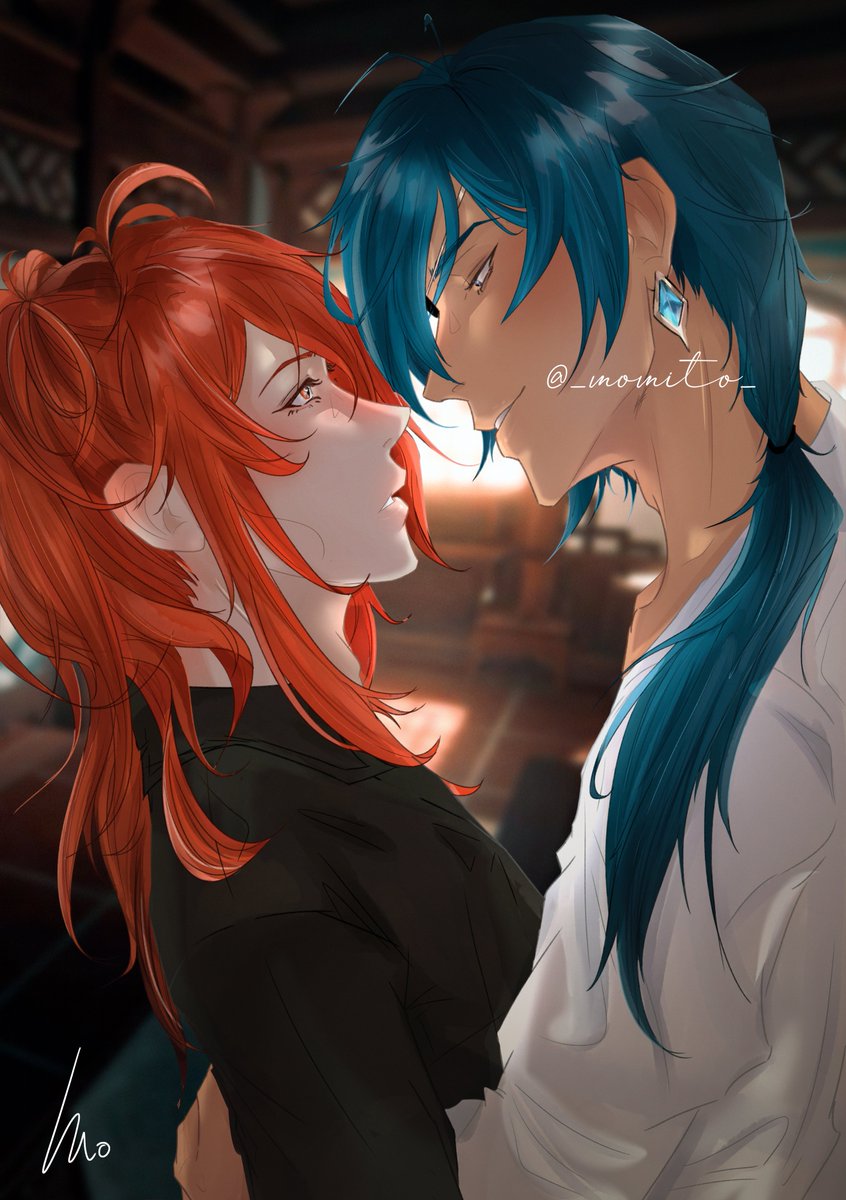 _momito_'s tweet photo. I'm probably moving to Japan at the end of this month after 2 years waiting for it and I'm RIP.

(But I'm not gonna belive it until I'm out of the airport)

#kaeluc #GenshinImapct #Kaeya #Diluc #fanart #Genshinfanart #Kaeyafanart #dilucfanart #ガイディル #wip #digitalart https://t.co/CnVDkD8zyy