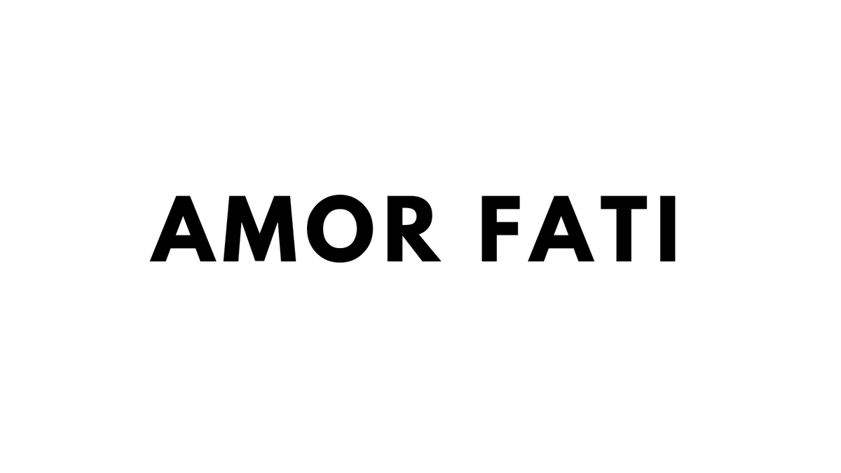 Эскиз тату надпись амор фати