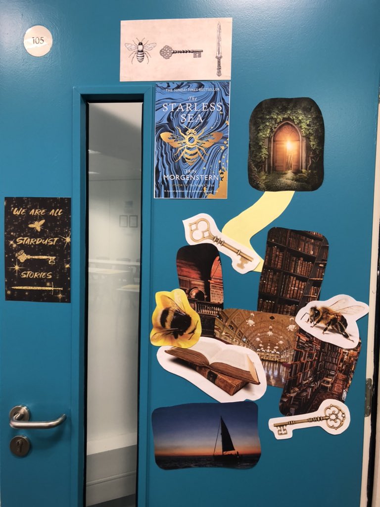 AppletonEnglish's tweet photo. Decorated doors for #WorldBookDay Thank you to our staff for their enthusiasm and inspiring our students with some of their favourite books! https://t.co/HzOzWUSs8r