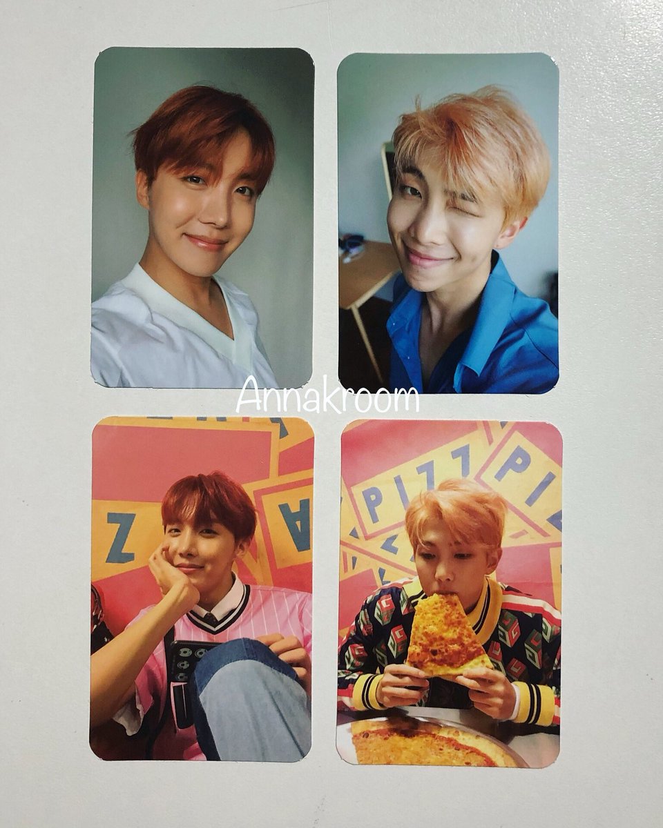 annaskroom's tweet photo. Photocards RM and Jhope 💜

✅✅
✅✅

No album ❌

To order DM me 💌 https://t.co/JirKu1kZJK