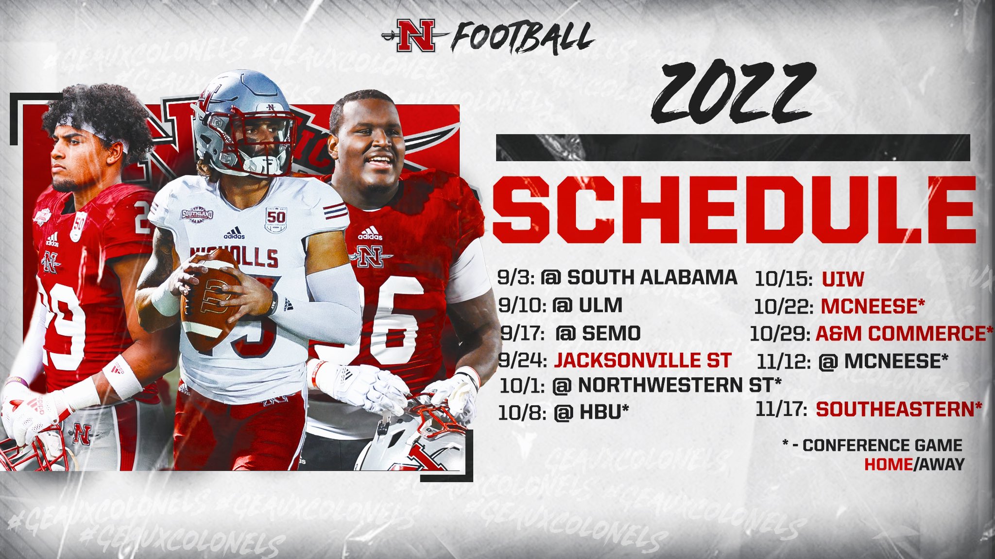 Nicholls Football 🏈 on Twitter "Hot off the press🥵🥵 2022 Football