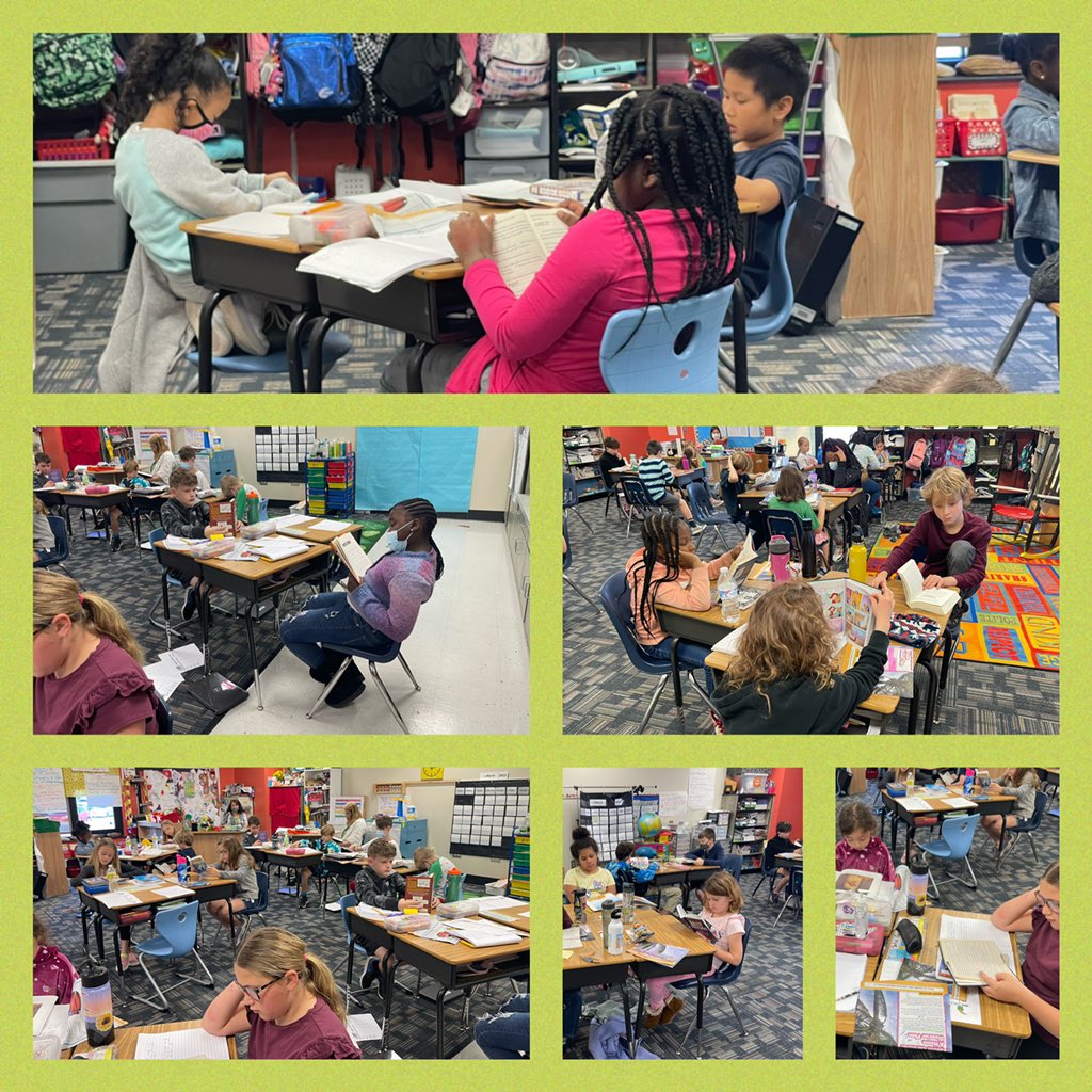 JamesIslandES's tweet photo. JIES understood the assignment! Today at 9:30am we participated in a 20 minute “Drop Everything And Read” session! #readacrossCCSD #RAAweekJIES @ccsd_cultural @VOCALCCSD @CCSDConnects Part 3 https://t.co/KIvu6SvPyT