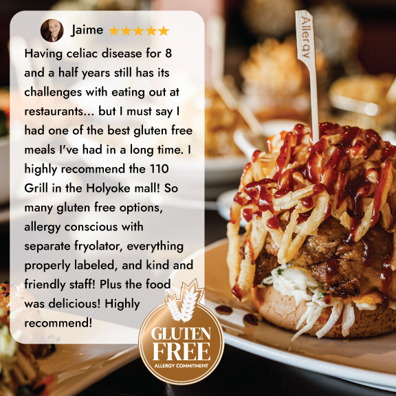 Setting the standard when it comes to safe eating. Come back &amp; see us again soon Jaime!