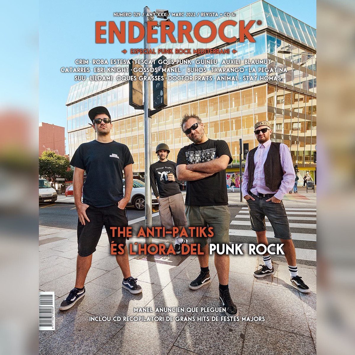 ***ENDERROCK: NOU SINGLE D’AVANÇAMENT DEL NOU DISC***
La setmana vinent sortirà el primer single d’avançament “Enderrock”, del nou disc “Mai més res” de The Anti-Patiks.

➡️ spoti.fi/3sDe4nL

📸: @picsandpits 

 <a href="/enderrock/">Enderrock</a> #maimésres #enderrock