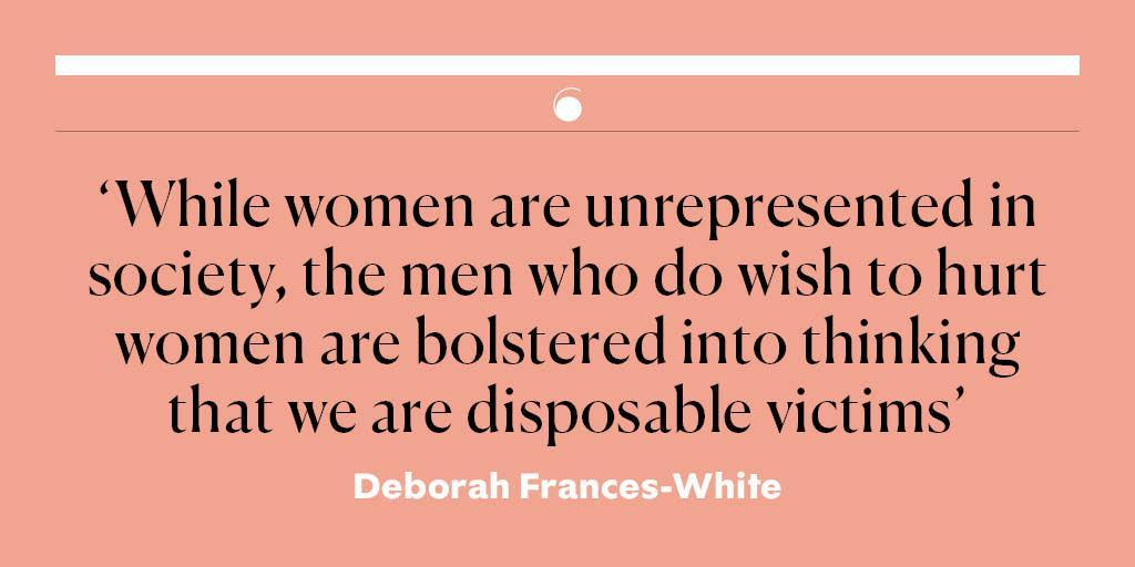 When will society view violence against women the way it does paedophilia? reflects <a href="/DeborahFW/">DeborahFrances-White</a>, one year on from the murder of Sarah Everard.  newstatesman.com/comment/2022/0…