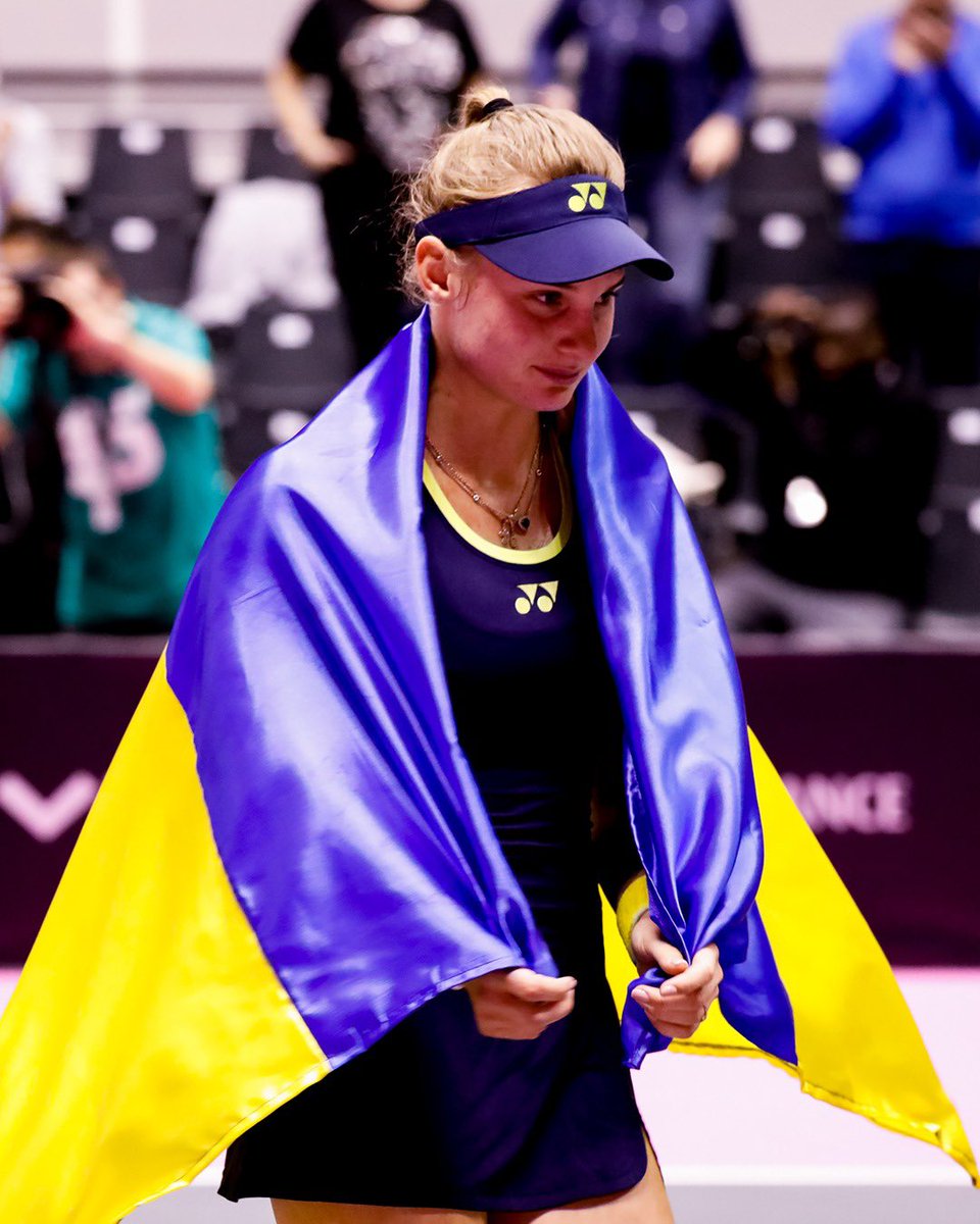 D_Yastremska's tweet image. Another win for 🇺🇦💙💛 #StandWithUkraine️ 🙏🏼💙💛