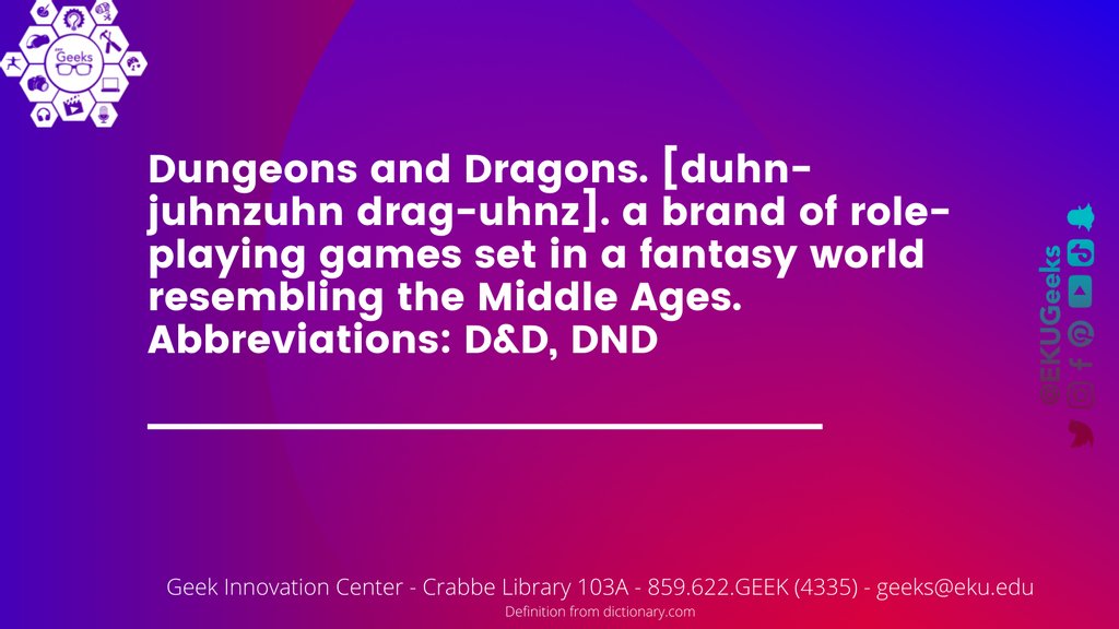 EKUGEEKS's tweet photo. Are you a gamer? Check out the Game Cave in Crabbe 103A! #GeekGamingLab #GeekGameCave #EKUGotGame https://t.co/Du5L6Z4Xyg