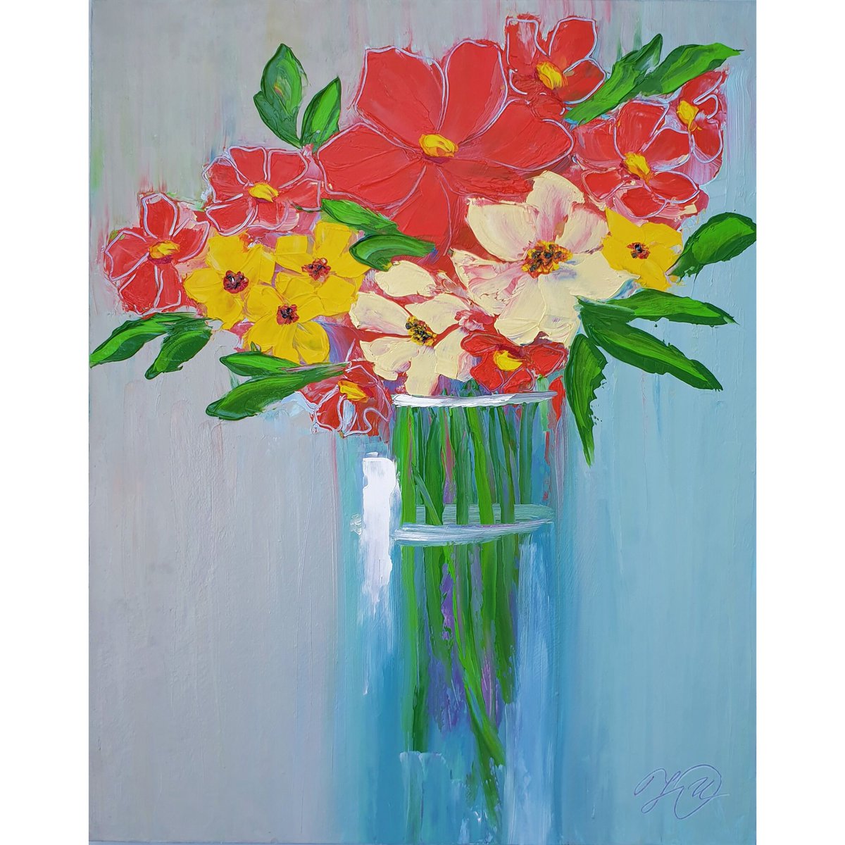 u_illa's tweet photo. Excited to share the latest addition to my #etsy shop: Poppy Painting Bouquet Original Art Still Life Wall Art Floral Artwork Impasto Oil Painting https://t.co/pP8UrCpdcL https://t.co/IaVJssDn4A