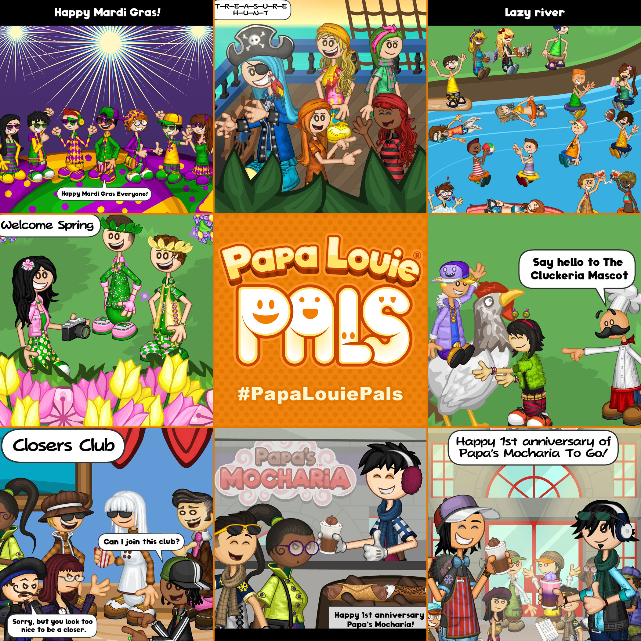 Papa Louie Pals in 2023  Papa, Pals, Custom scene