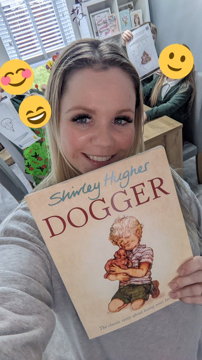 Samanthashouse4's tweet photo. Remembering the late @ShirleyHughes_ by finishing the day with 'Dogger' such a beautiful story that pulled the heart strings of all my little listeners today. 📖❤️ #WorldBookDay #childminding #choosechildminding #scma #scottishchildminding https://t.co/VuV1yU6awq