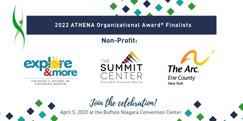 BNPartnership's tweet image. Our finalists in the 2022 ATHENA Organizational Award® Non-Profit category are:  @exploremore716, @SummitBuffalo, @ArcErieCounty

Congratulations to these incredible organizations!  

Find out how you can show your support: ow.ly/OEPu50I9CeL

#ATHENAaward #ATHENAleaders