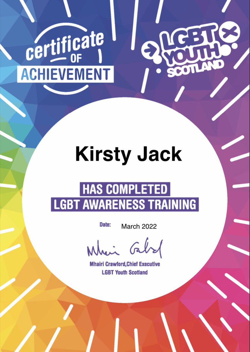 An excellent use of time during self-isolation! @LGBTYS <a href="/dgslgbt/">DGSLGBT+Allies</a> 🏳️‍🌈🏳️‍⚧️