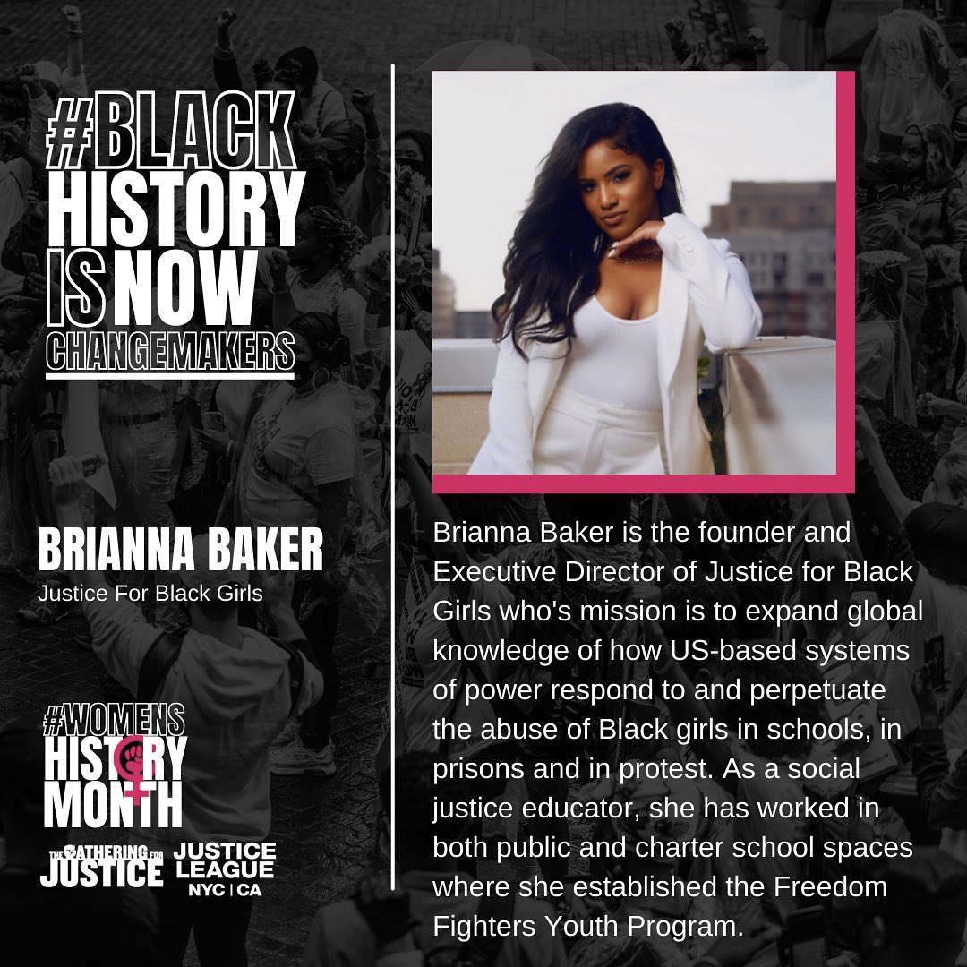 The Gathering for Justice (@gather4justice) on Twitter photo Brianna Baker
Justice for Black Girls - <a href="/justice4blkgrls/">Justice for Black Girls</a>
#BlackHistoryIsNow #WomensHistoryMonth Brianna Baker
Justice for Black Girls - <a href="/justice4blkgrls/">Justice for Black Girls</a>
#BlackHistoryIsNow #WomensHistoryMonth