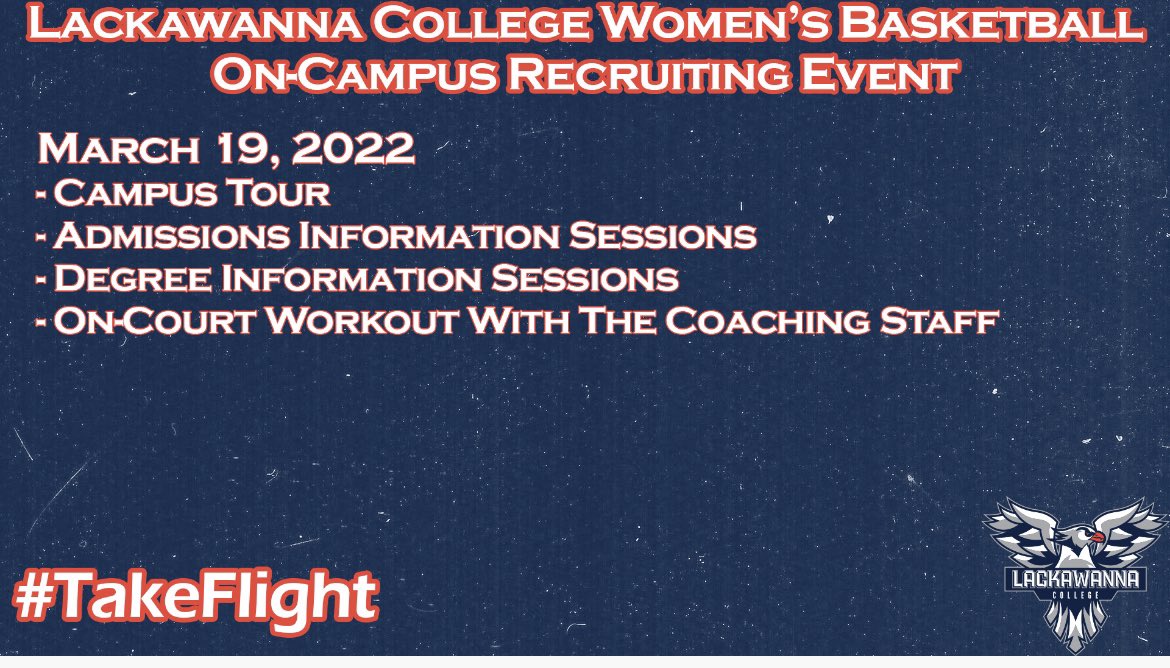 Recruits get signed up ASAP‼️ Email: whittingtonj@lackawanna.edu to sign up or get more info.