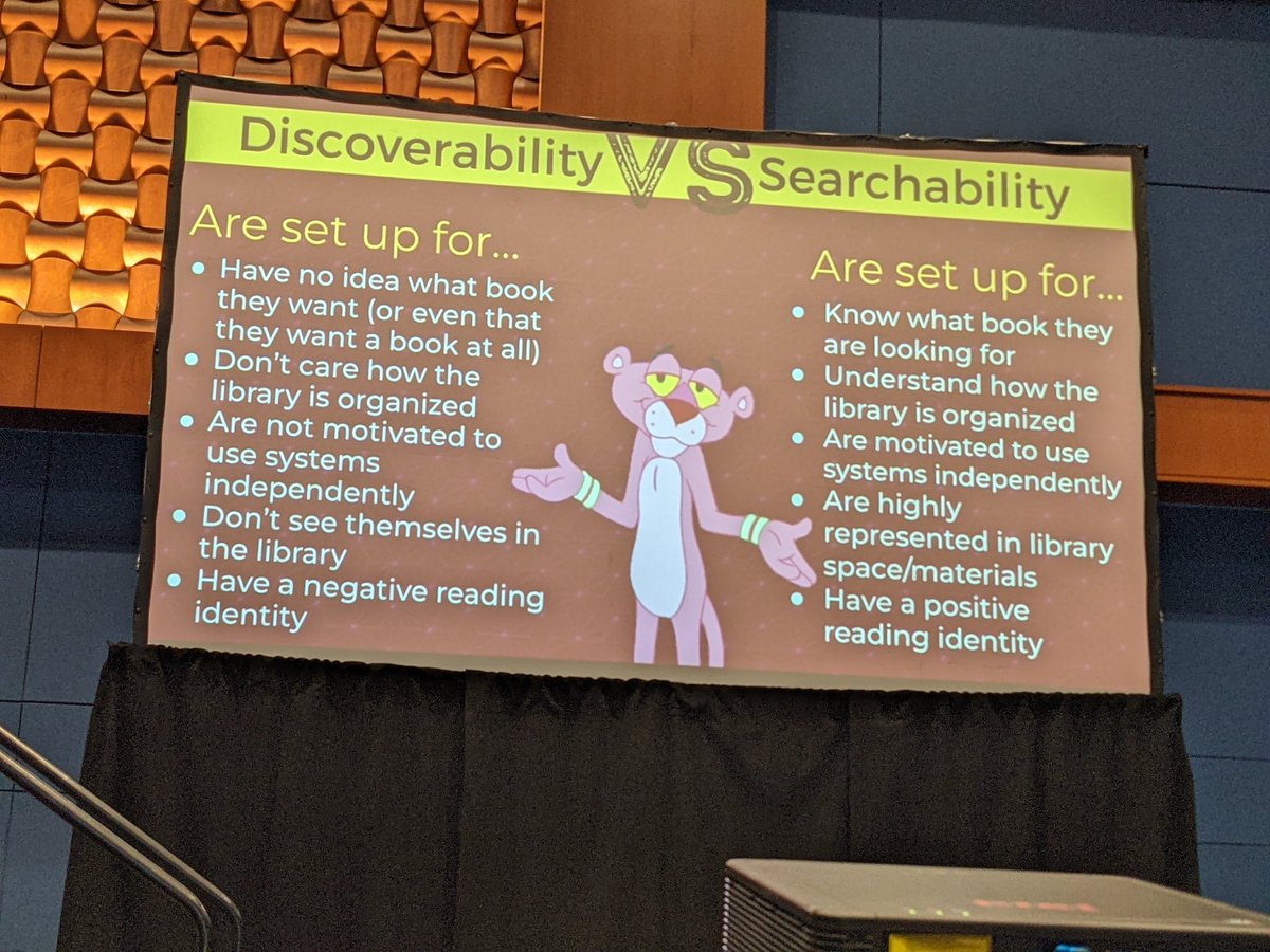 Learned some really great strategies for helping make my library accessible and discoverable for my students who need it most! Excited to keep learning tomorrow. #NCTIES22 @eastcarymiddle