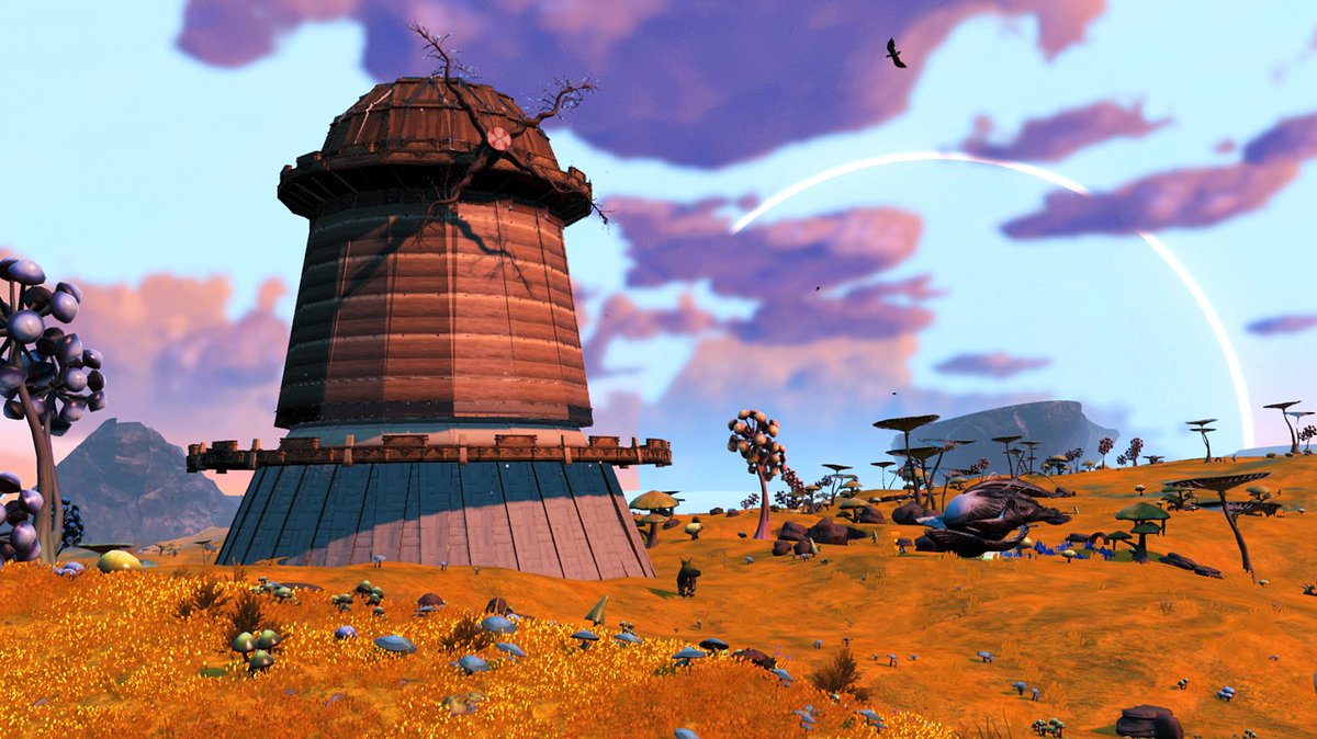 JRN_89's tweet photo. Going back to the Citadel Collective System to re-upload my base inspiration struck.
A little sneak peak so you'll get the jest of it. Just need to figure out the inner workings, the blades and how to make it look more castle-y.
- Quixote's Bane 🛠️WIP🛠️-
#NoMansSky #NMSBuild https://t.co/VwaAAbzdUP