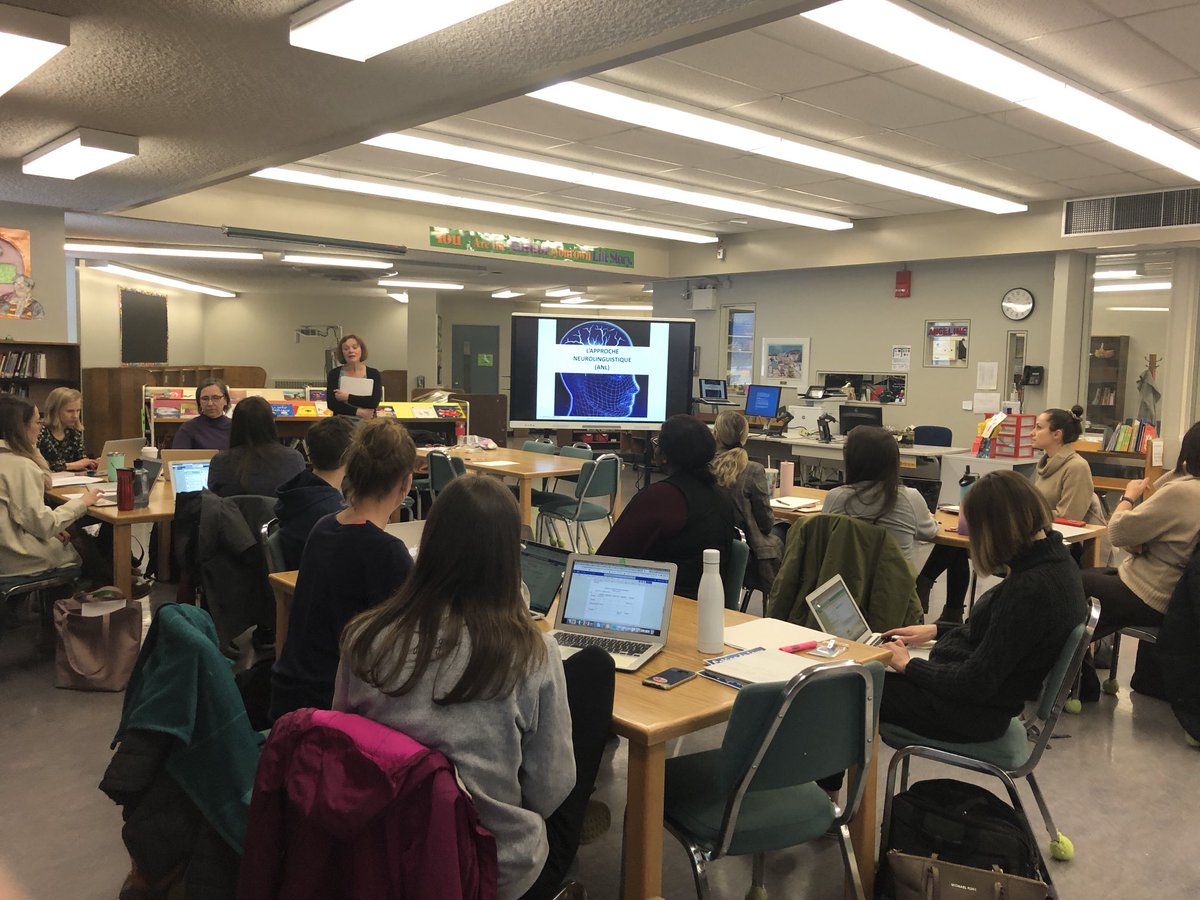 Nos professeurs sont engagés dans la formation de l’approche neuro-linguistique. An amazing day of learning for French Immersion teachers. #wearecbe ⁦<a href="/yyCBEdu/">Calgary Board of Education</a>⁩ ⁦<a href="/JohnstoneSchool/">Janet Johnstone School</a>⁩ ⁦<a href="/Sundance_CBE/">Sundance School</a>⁩