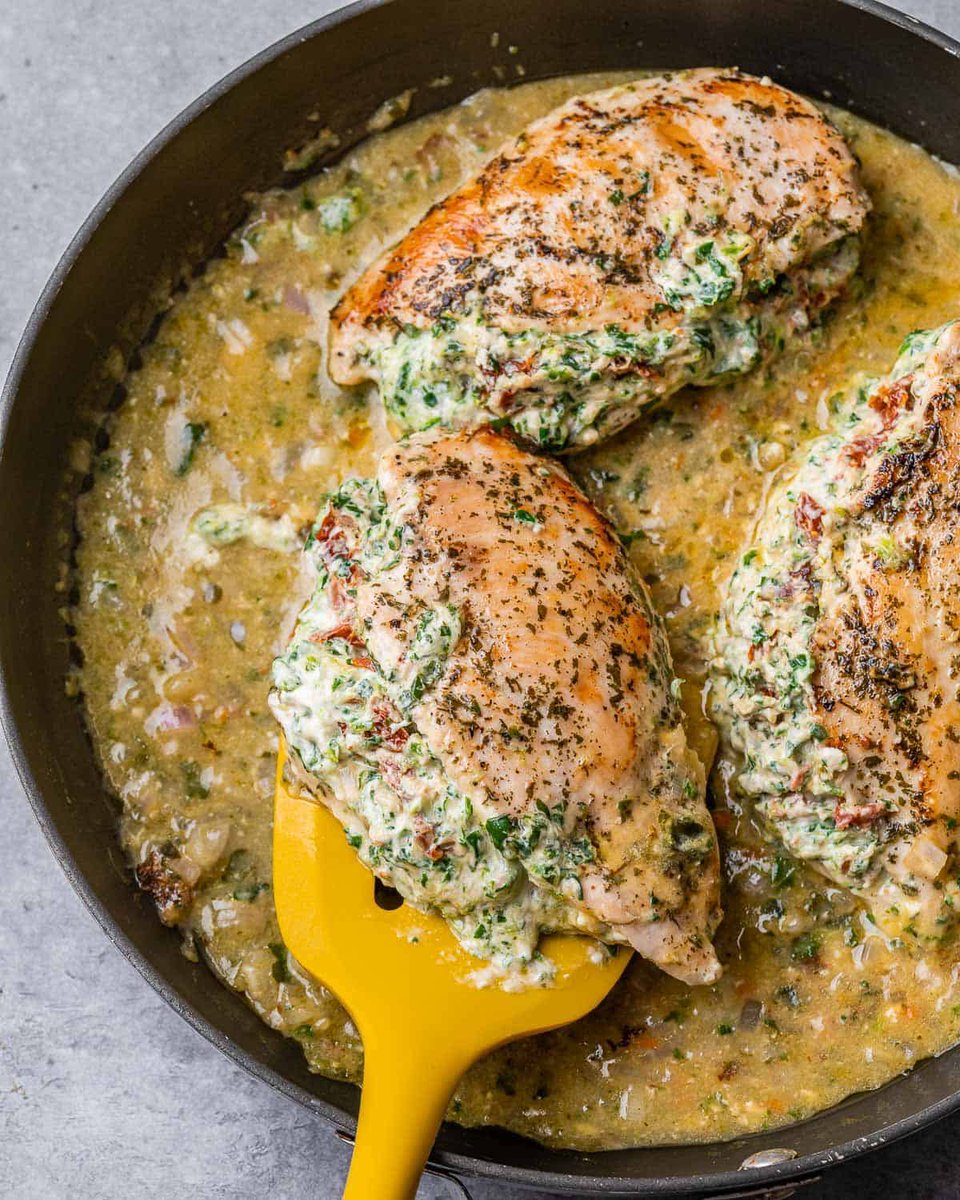 Try this cheesy stuffed chicken breast

healthyfitnessmeals.com/italian-stuffe…