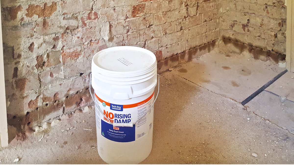 TechDry's tweet image. Tech-Dry Damp proof Cream - No more rising Damp