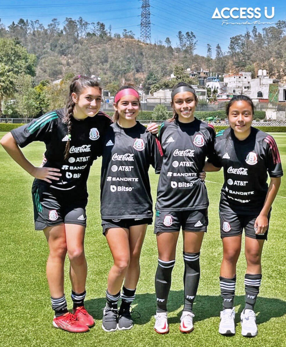 ACCESS__U's tweet image. We’re thrilled to announce Nahomy Portillo, Jaida Arizmendi, @Elliana_2025 and @JAG_2007, #ACCESSU members, have been called by the U15 Women’s Mexico’s National Team. Congratulations girls, get at it! @Miseleccionfem 

#ACCESSUFoundation