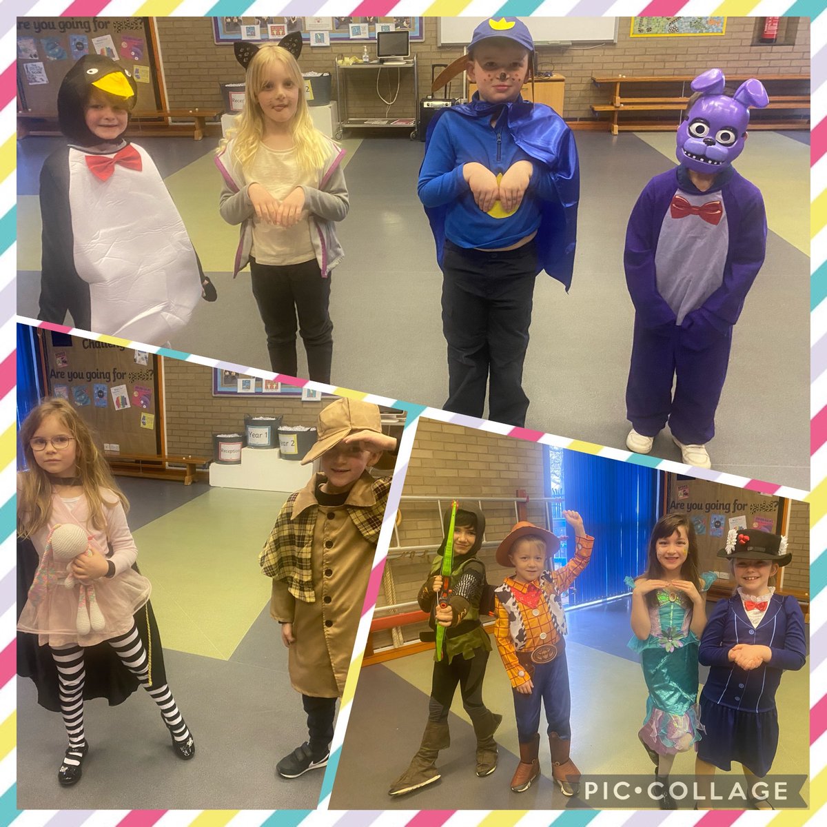 MFinfantschool's tweet photo. Dolphins have had a brilliant World Book Day! We have loved sharing stories, talking about our favourite authors and describing characters, but our favourite part was a chocolate treat from ‘Lilly Wonka’! 🍫 #MFdolphins #MFreading https://t.co/b1HFOKfdJv