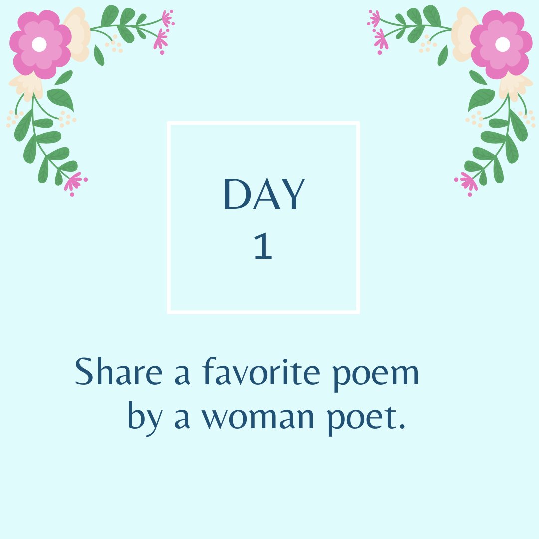 valpoomp's tweet photo. My favorite poem by a woman poet is Phenomenal Woman by Maya Angelou. When you have time, read it if you like it, share it. 

https://t.co/RmnwbNuPtc

Now it's your turn! https://t.co/WQfudDYytn