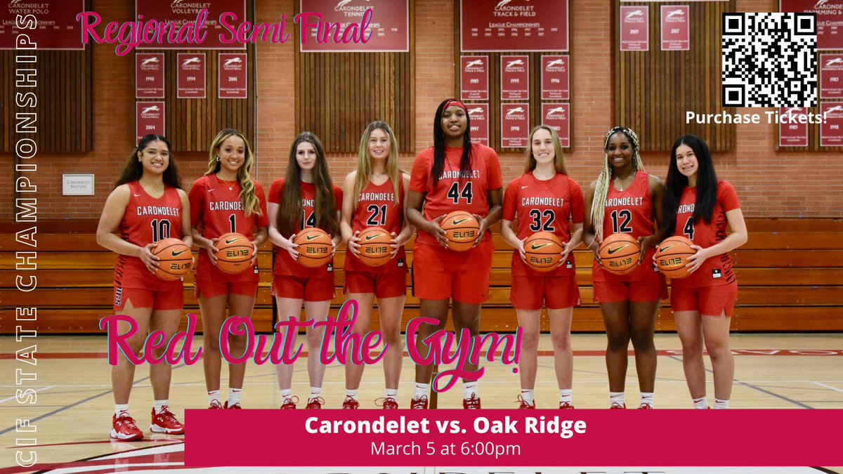 The Cougs will be taking on the Oak Ridge Trojans this Saturday, March 5 at 6pm! Come join the fun and RED OUT the gym! Purchase Tix using the QR Code or Link in Bio. #GoCougars #cougarnation