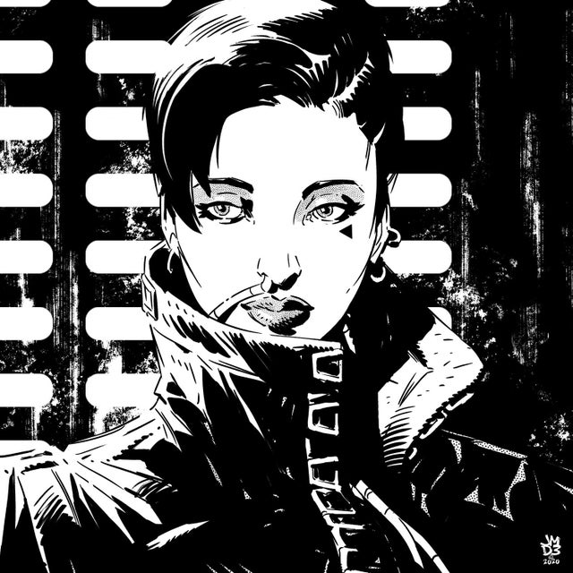 Cyber Girl by James Daly 
