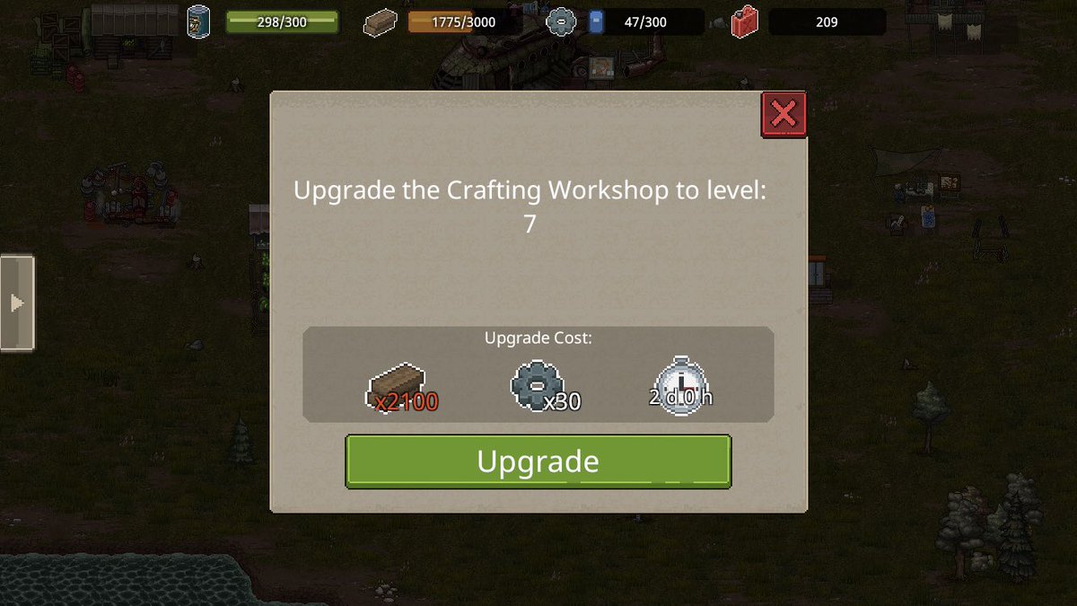 FT_681's tweet photo. う〜ん、Crafting station Lv7を作りたいけどこのまま貯めようかな…でもスコープ付きM70も作りたいんですよね…
#minidayz #minidayz2 https://t.co/XmTDi0sQvp