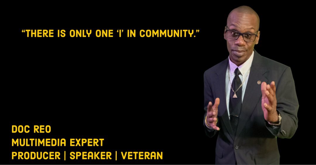 DocReoRants's tweet image. There is only one "I" in Community  ~ Doc Reo

One of the toughest #Docisms I   face. Statistically speaking, I struggle with this part of the case study. The quote reminds me of the synergy I felt with those I’ve worked, performed, strategized with, and defended this country.