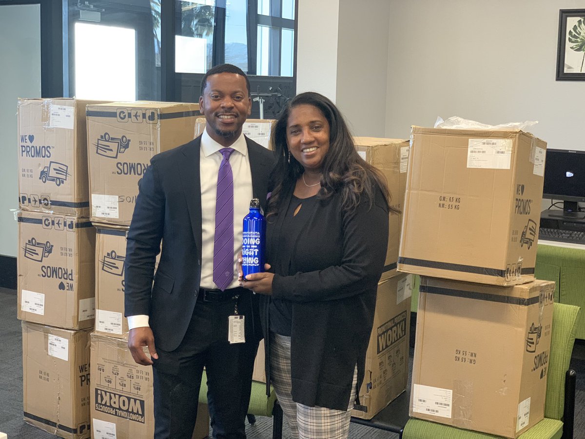 Earlier this week Commissioner William McCurdy II and his office dropped off reusable water bottles for our Leaders to have as the weather warms up. Our Leaders will be encouraged to do the right thing each day. We are so thankful for our community that supports our vision.