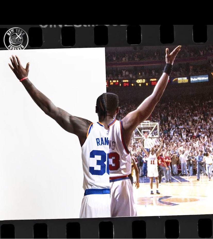 KnicksMemes's tweet photo. Whichever Knicks employee approved the team making &amp; posting this image needs to be arrested for failing to Read The Room https://t.co/U7pldx9eZh