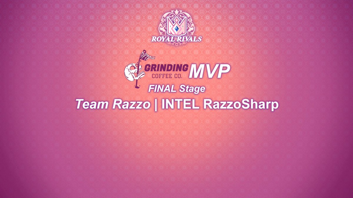 To wrap up the St-Rivals Team League Series, our final <a href="/grindincoffeeco/">Grinding Coffee Co.</a> MVP is the one and only <a href="/RazzoSharp/">katy</a> for leading their team to victory. 

Enjoy your free coffee courtesy of us and our amazing sponsor!
