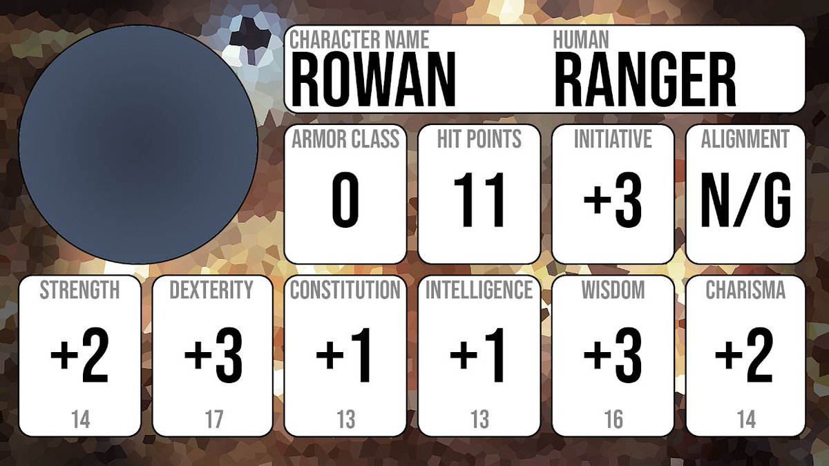 Meet Rowan, the halfling Ranger and member of The Harpers. She is the second member of our new Baldur's Gate: Descent into Avernus party. Played by Becca.

Join us Sundays at 12:00 pm EST on twitch.tv/sixsidesofgami…