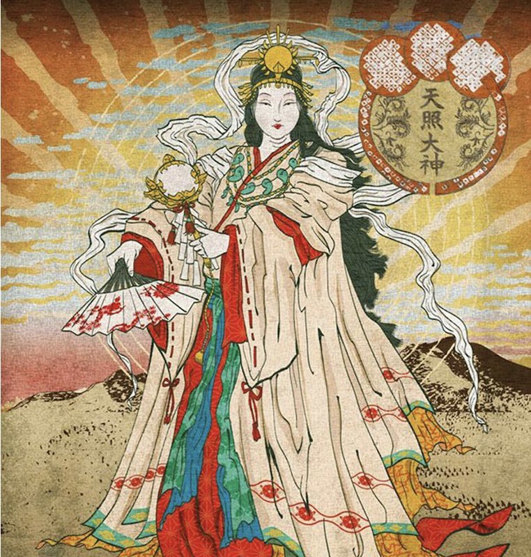 ками. японская мифология идзанаги и идзанами. аматэрасу но ками. ками. ассоциация ками логотип.