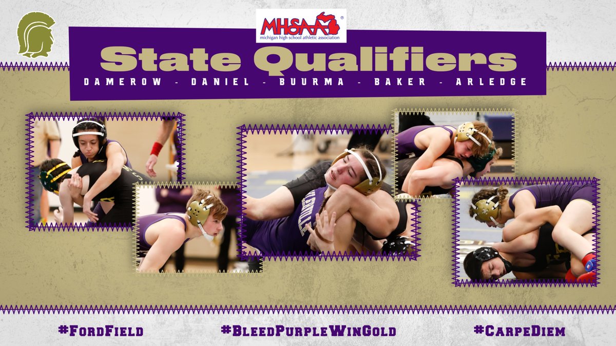 Good Luck to our State Qualifiers...#MakeMemories!
#BleedPurpleWinGold
<a href="/MHSAA/">MHSAA</a> <a href="/FHSGlads/">Fowlerville HS</a>