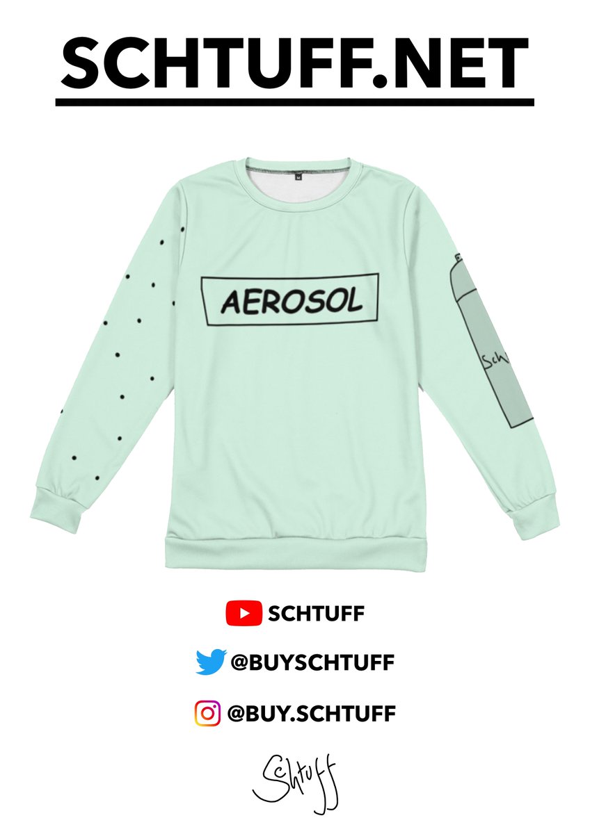 AEROSOL!

Buy the Aerosol sweatshirt at schtuff.net