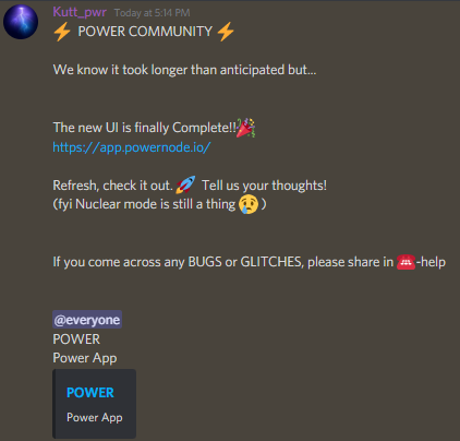 Powernodes_'s tweet photo. 🚨⚡️HUGE POWER ANNOUNCEMENT⚡️🚨
The new UI is now complete!!!  Go check it out 🍻🎉
https://t.co/4s3ywcT9IP

#Powernodes #Nodes #Node #NodeArmy #NodeNFT https://t.co/dDxfQf9h3x