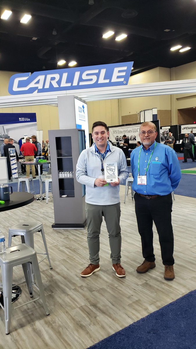 IAPMO IBT (@iapmoibt) on Twitter photo Alex Drescher with <a href="/CarlisleSynTec/">Carlisle SynTec Systems</a> is a very happy IBT and UES customer. <a href="/TheSPFA/">Spray Polyurethane Foam Alliance (SPFA)</a> #SprayFoam2022 Alex Drescher with <a href="/CarlisleSynTec/">Carlisle SynTec Systems</a> is a very happy IBT and UES customer. <a href="/TheSPFA/">Spray Polyurethane Foam Alliance (SPFA)</a> #SprayFoam2022