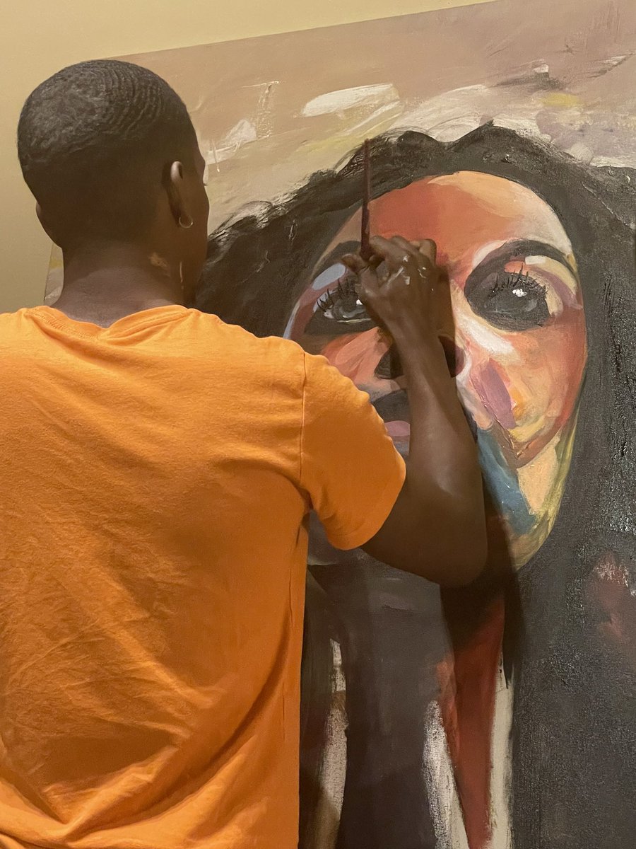 KingNajee_'s tweet photo. 5hrs 48x60 Acrylic on Canvas https://t.co/1vxXY4Wnlq
