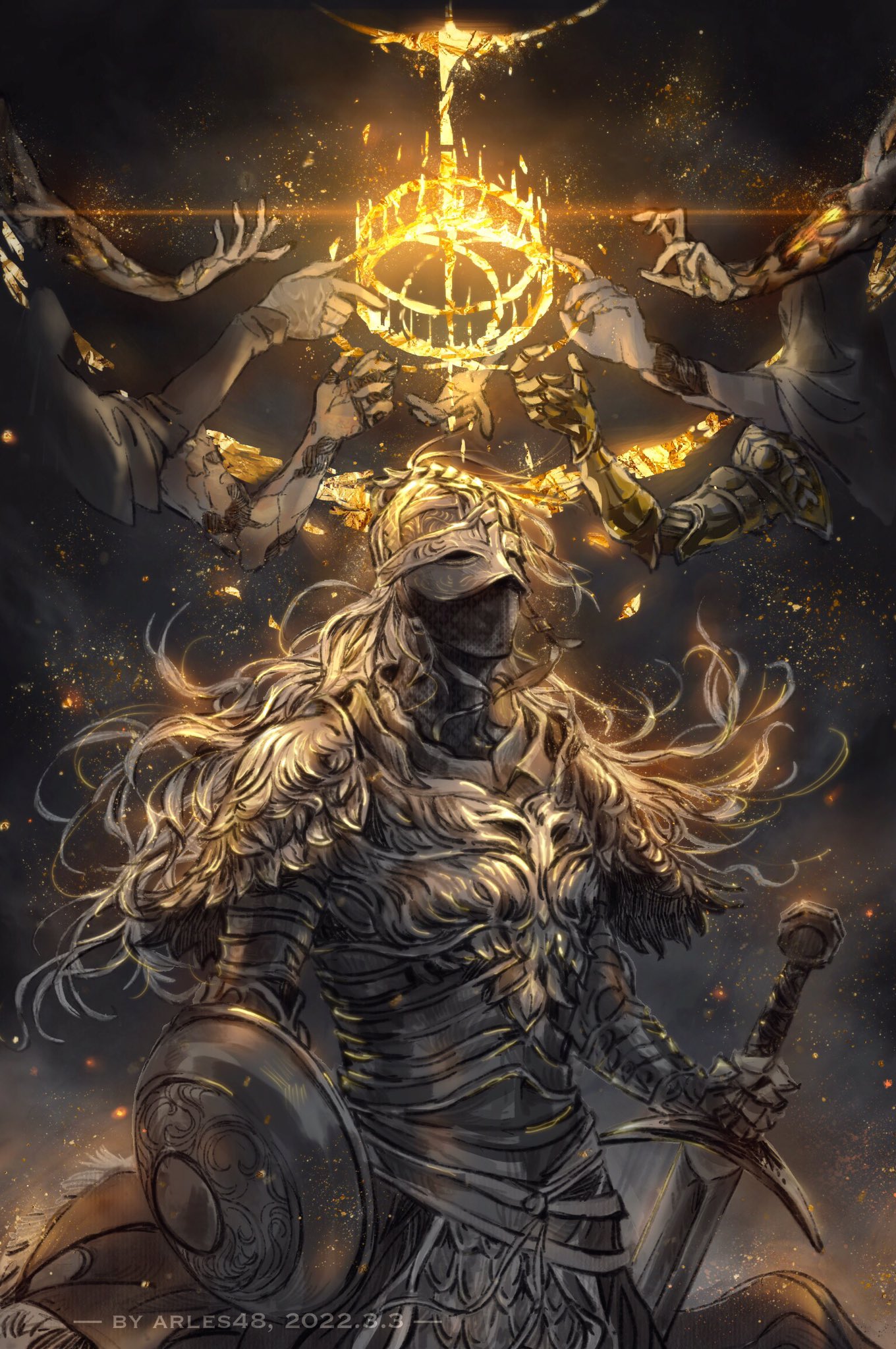 Arles48 on Twitter: "[coronation] “Rise, Tarnished, rise and become the