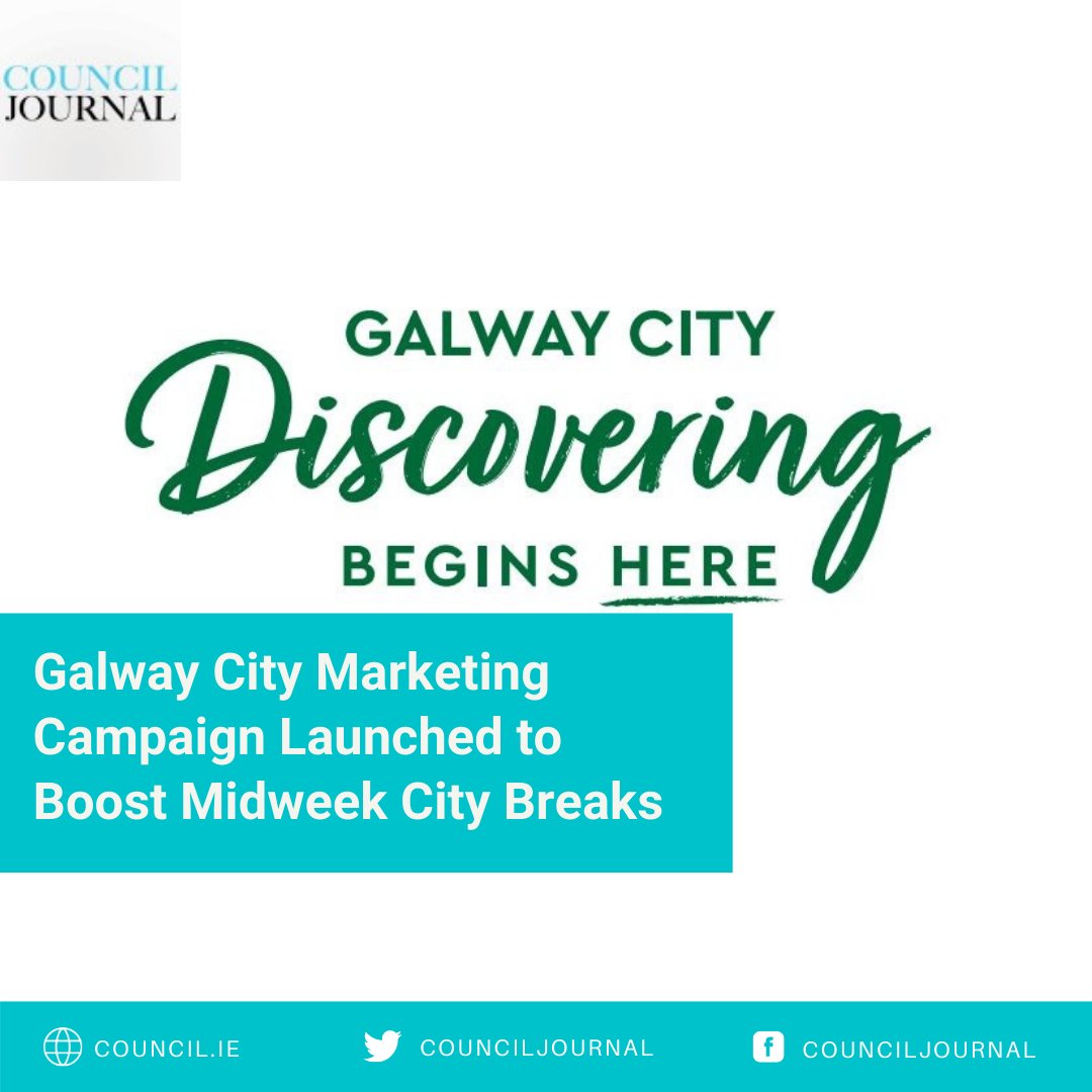 Galway City Marketing Campaign Launched to Boost Midweek City Breaks

Read more here: ow.ly/8WPk50I9I7v

#Galway #Tourism #Break #Stay <a href="/GalwayCityCo/">Galway City Council</a> <a href="/galwaytourism/">𝗚𝗮𝗹𝘄𝗮𝘆 𝗧𝗼𝘂𝗿𝗶𝘀𝗺</a> <a href="/Failte_Ireland/">Fáilte Ireland</a> <a href="/wildatlanticway/">Wild Atlantic Way</a> <a href="/Margaretjenk/">Margaret Jenkins</a>